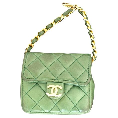 faux sac chanel vert